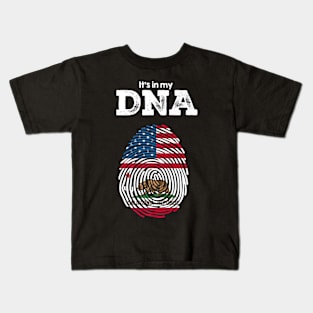 My Dna Usa California Republic Patriot Apparel Kids T-Shirt